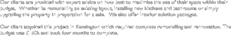 Our clients are provided with